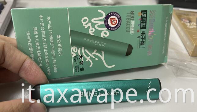 Mint And Tobacco Axa Amber Electronic Vape